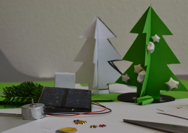 Tanzende Weihnachtsbäume